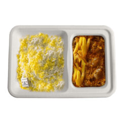 2 compartment stew plates