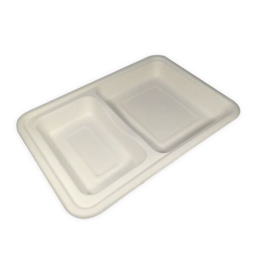 2 compartment stew plates